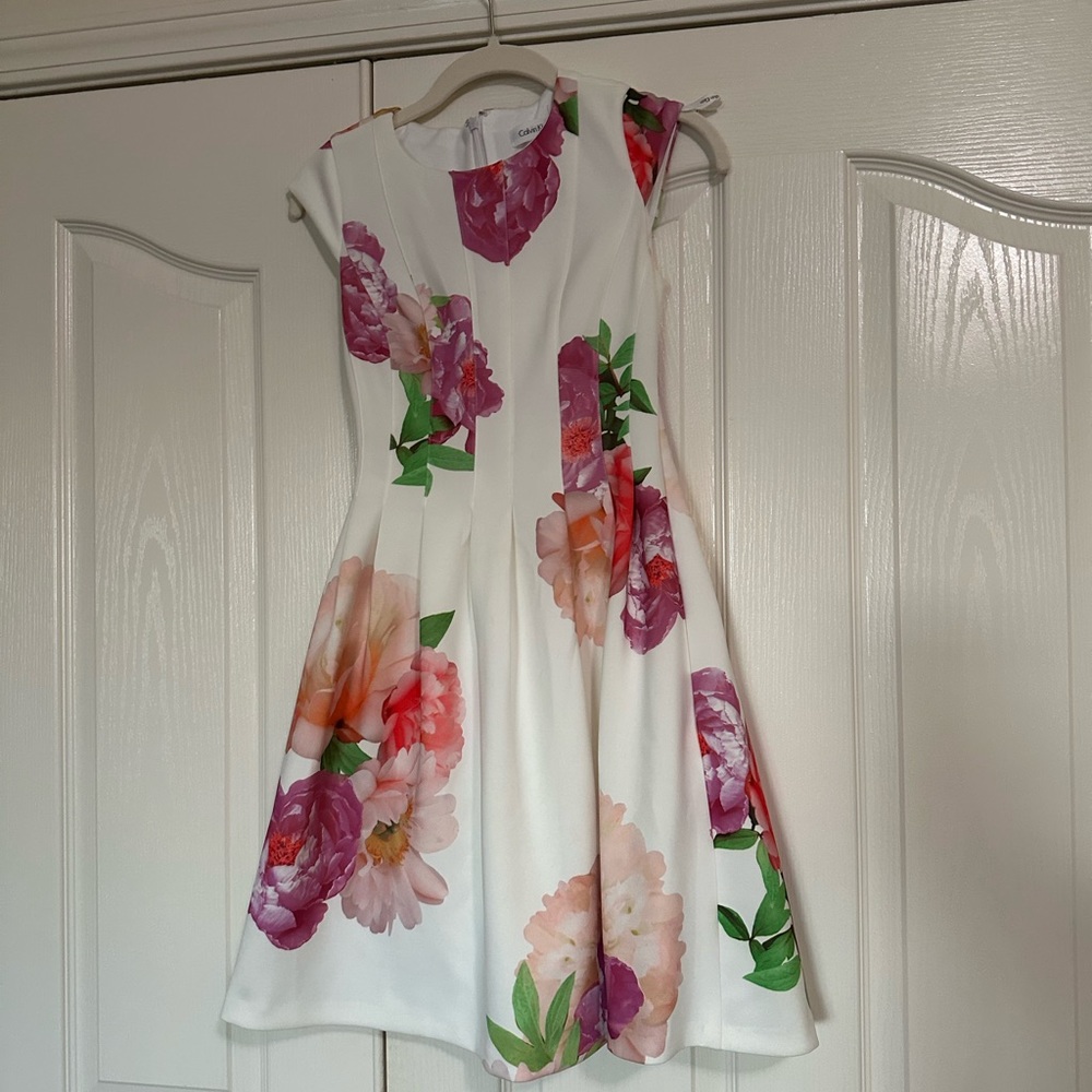 Calvin Klein floral dress